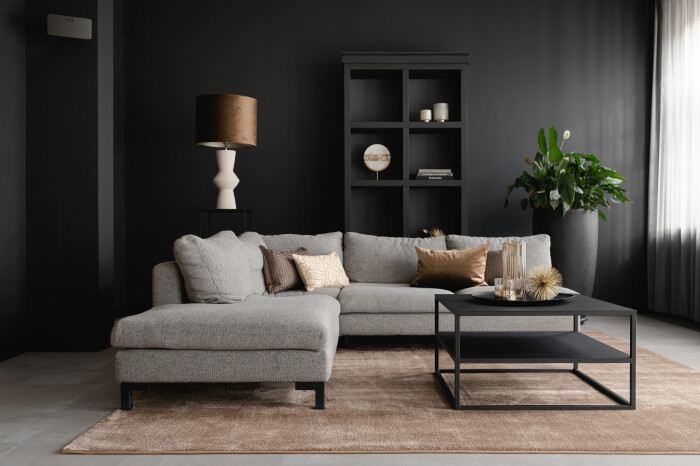 Therdex 10031 Stone PVC tegelvloer in woonkamer - Knulst Vloeren Amsterdam Utrecht Nunspeet