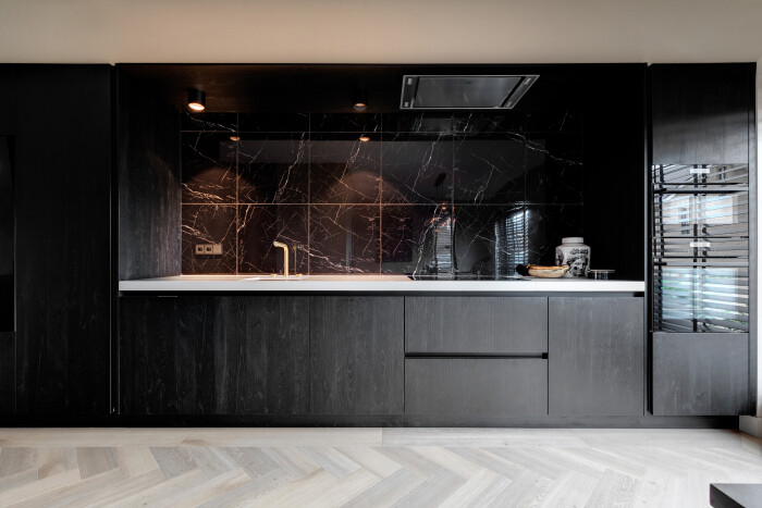 Kosten PVC keukenvloer inclusief vloerverwarming per vierkante meter - Therdex 7001 Visgraat - Knulst Amsterdam Utrecht Nunspeet