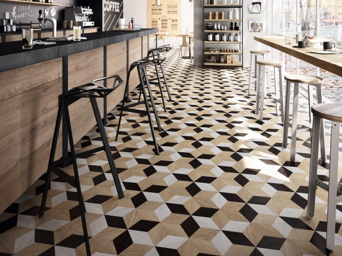 De beste vloer voor commercieel gebruik - Moduleo Moods Diamond Origami - Knulst Vloeren Amsterdam Utrecht Nunspeet