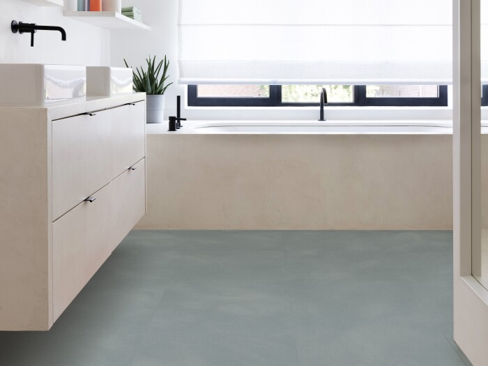 Wat kost een betonlook PVC vloer per m2 inclusief leggen - Moduleo Roots Nordic Ice Mattina 46643 - Knulst Vloeren Amsterdam Utrecht Nunspeet
