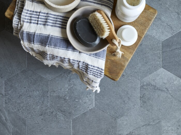 Waarom kiezen voor PVC - Wat kosten PVC vloeren - Amtico FP162 Tidal Hex - Knulst Vloeren Amsterdam Utrecht Nunspeet